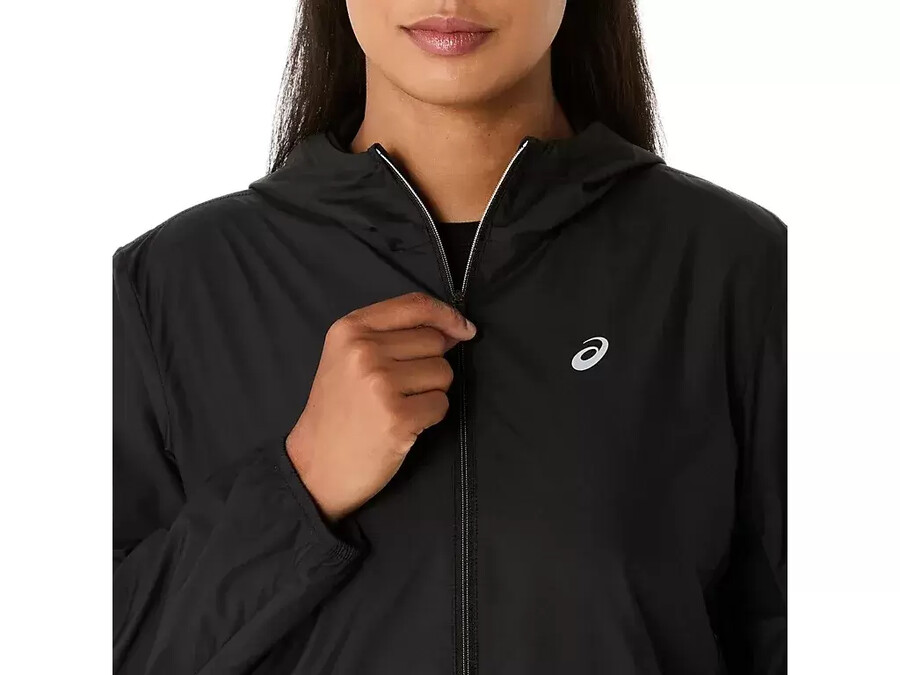 asics silberne jacke