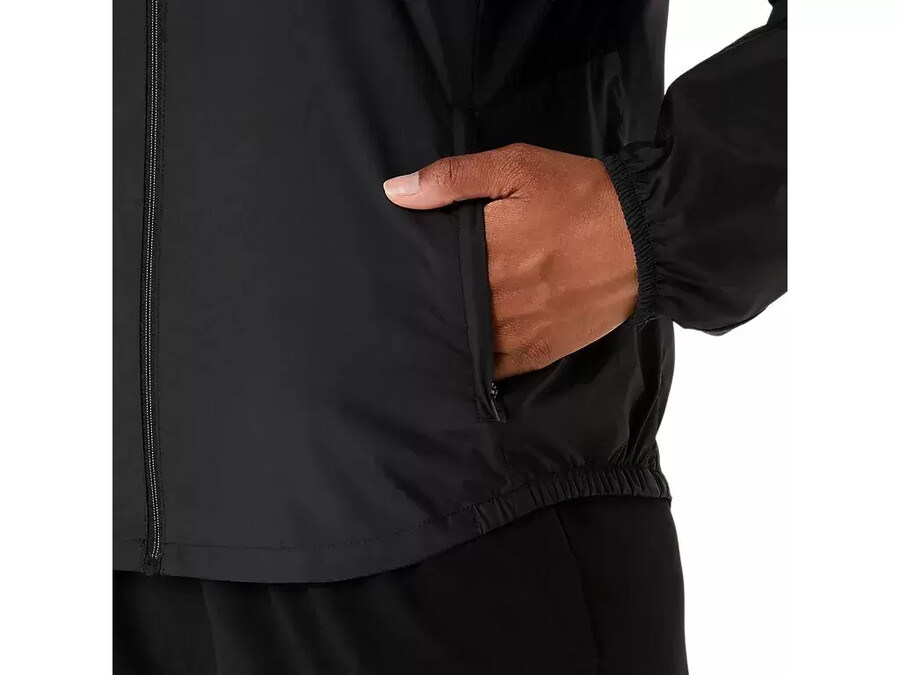 asics silberne jacke