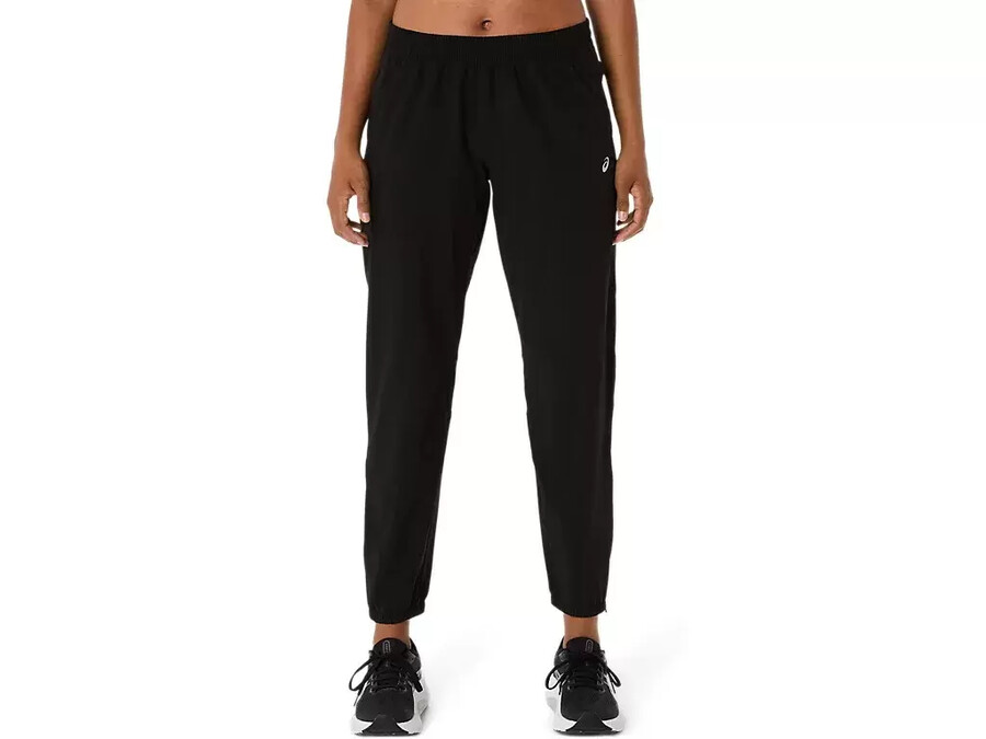 asics silberne gewebte hose