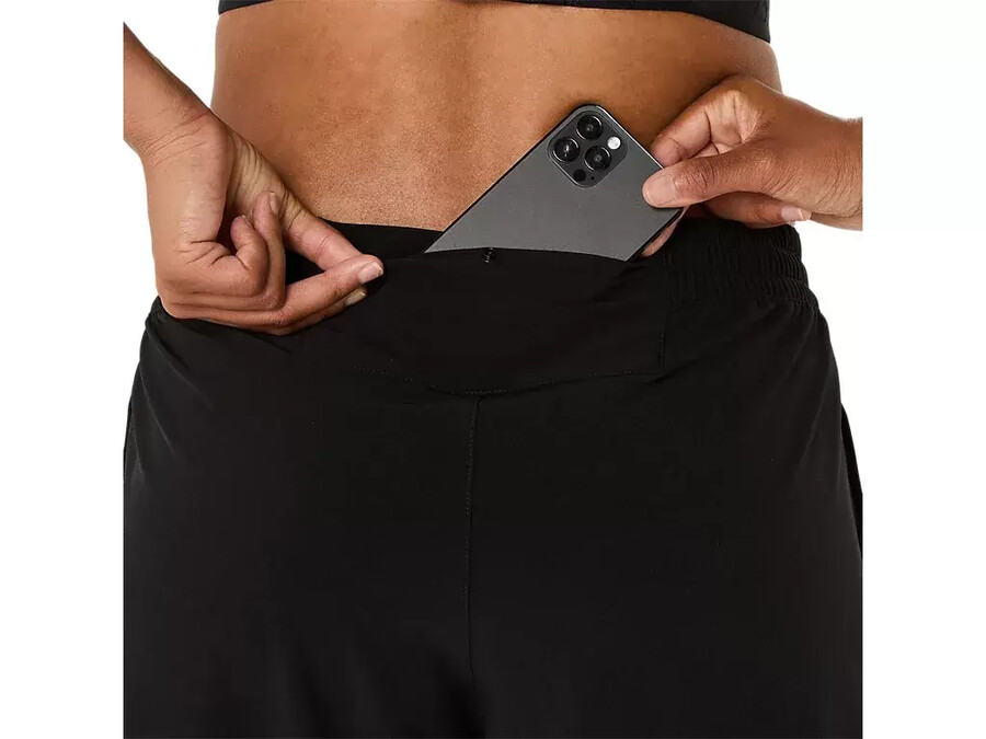 asics silberne gewebte hose