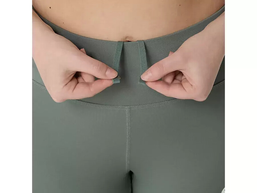 asics silberne tights