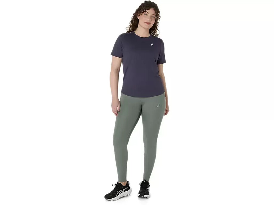 asics silberne tights