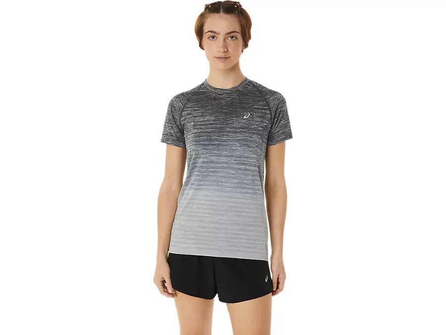 nahtloses kurzarm-top fÜr damen