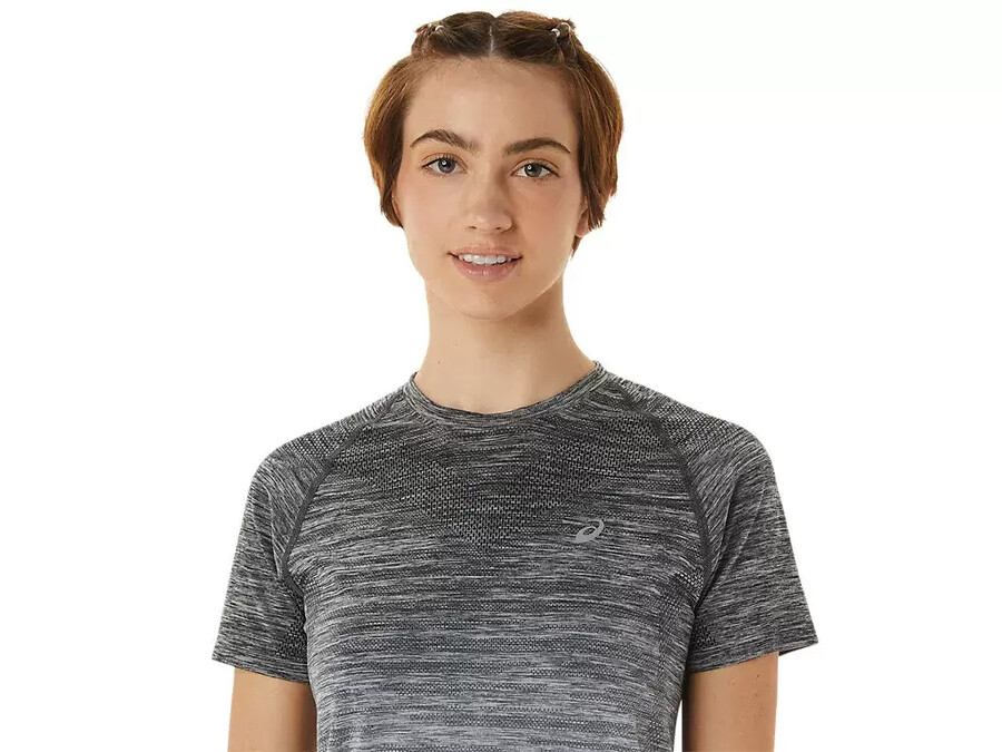 nahtloses kurzarm-top fÜr damen