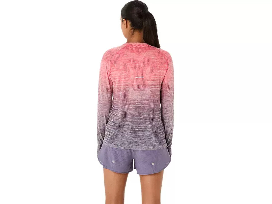 nahtloses langarm-top fÜr damen