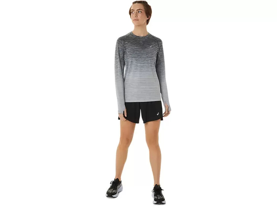 nahtloses langarm-top fÜr damen