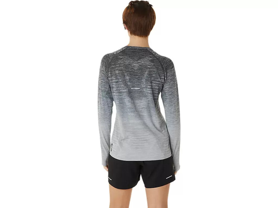 nahtloses langarm-top fÜr damen
