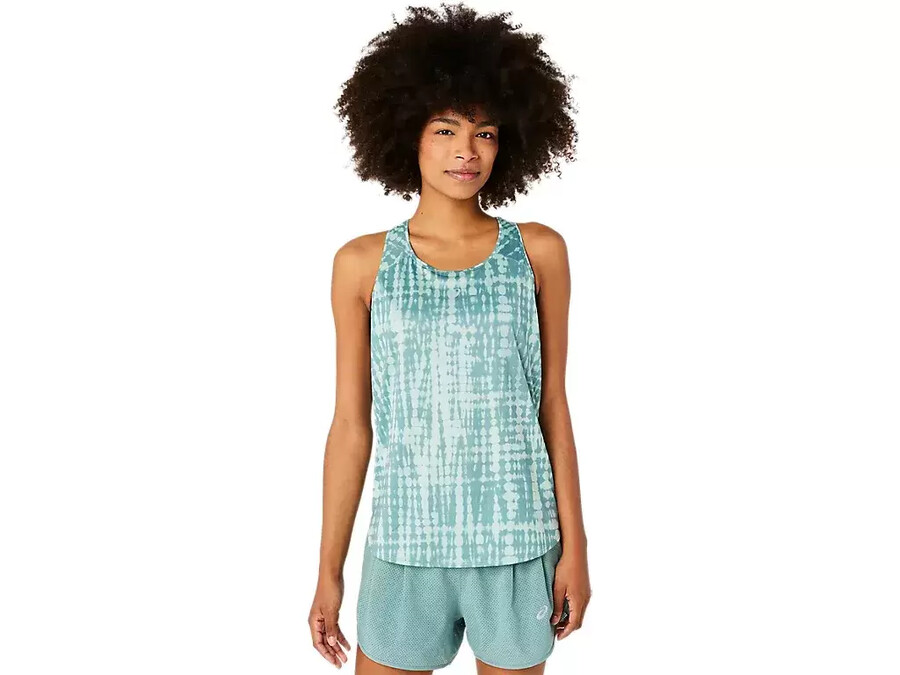 tankshirt mit strassen-allover-druck