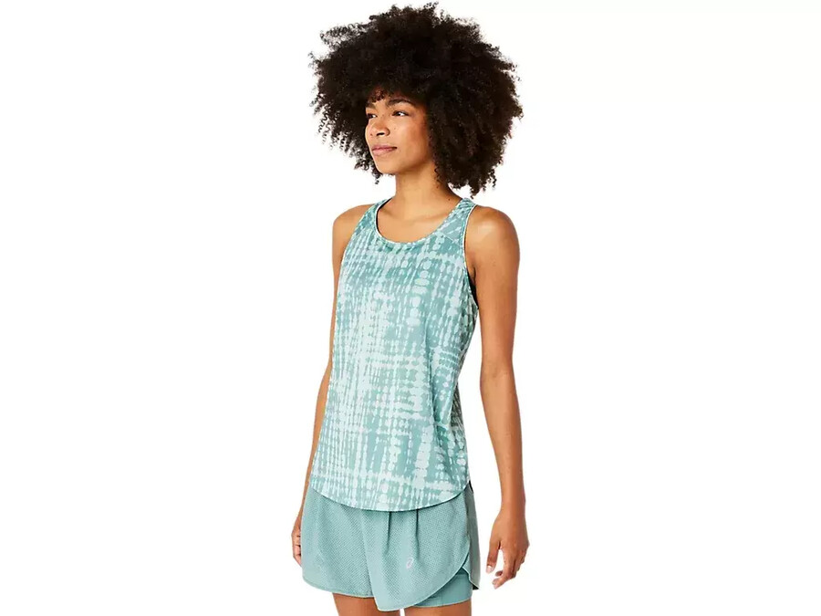 tankshirt mit strassen-allover-druck