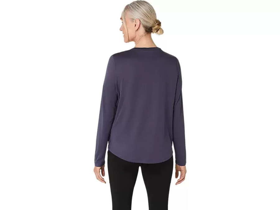 asics silbernes langarm-oberteil