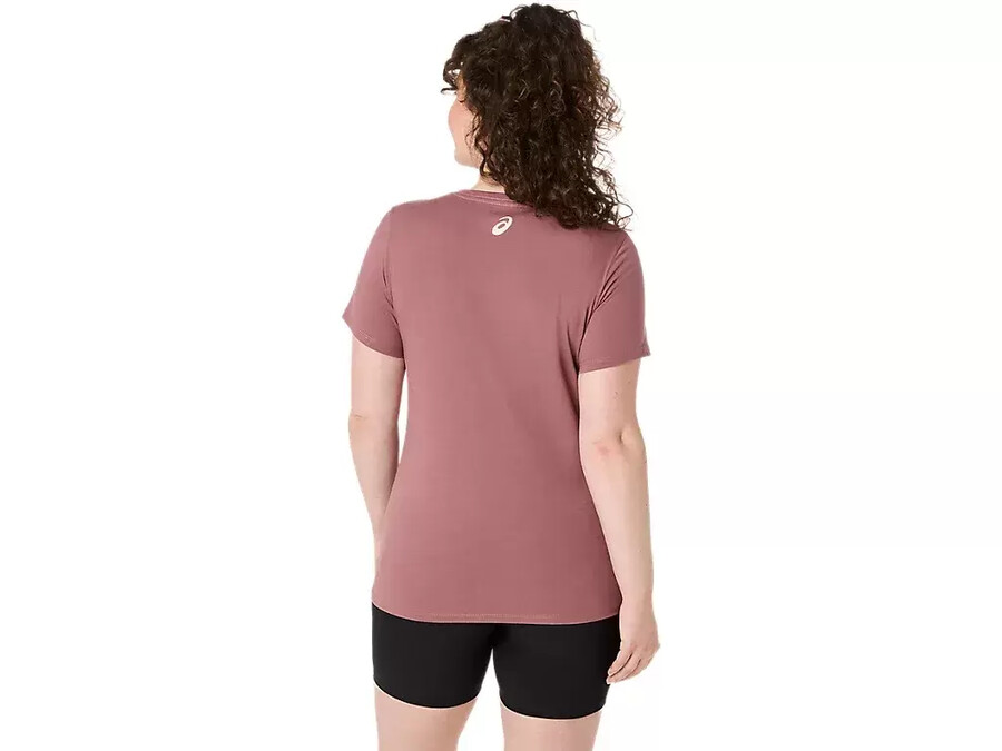 asics stripes v-neck fÜr damen