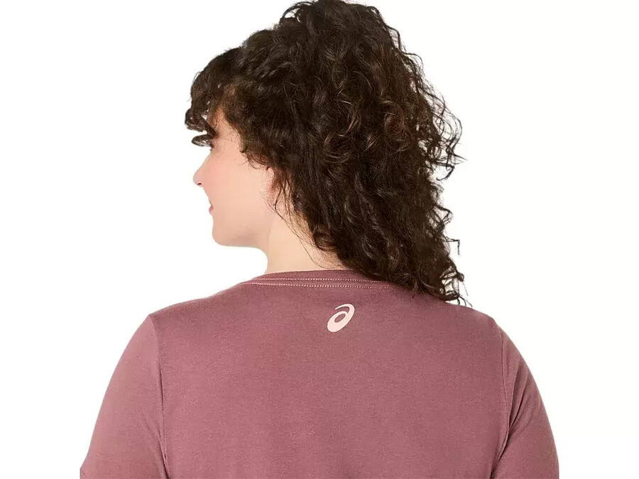 asics stripes v-neck fÜr damen