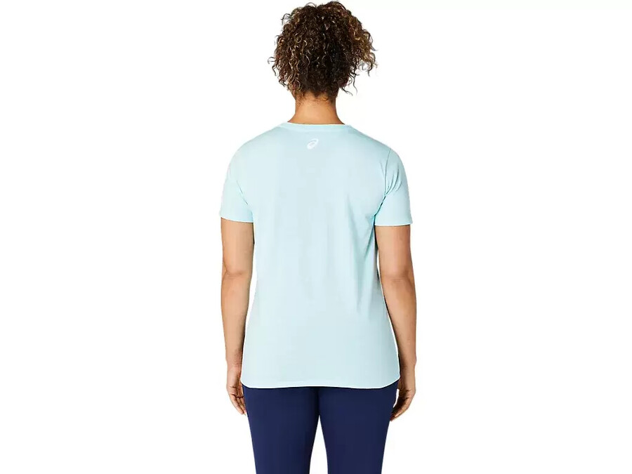 asics stripes v-neck fÜr damen