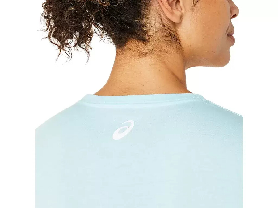 asics stripes v-neck fÜr damen