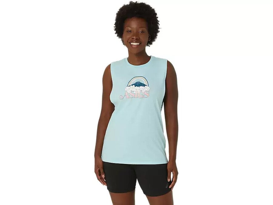 asics your adventure muscle tee fÜr damen