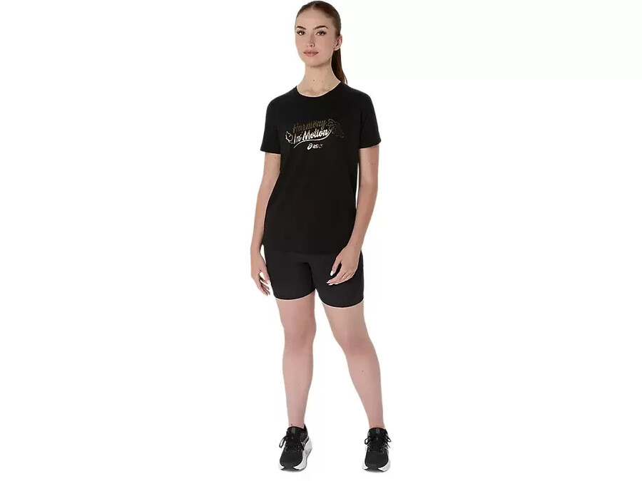 asics foil kurzarm-t-shirt fÜr damen