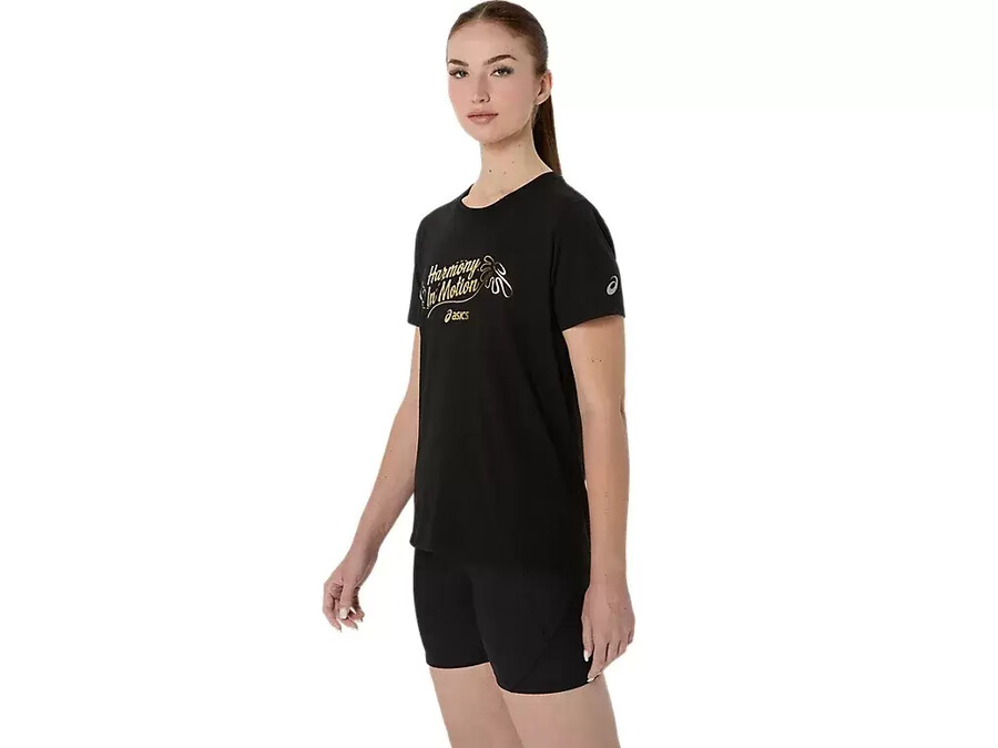 asics foil kurzarm-t-shirt fÜr damen