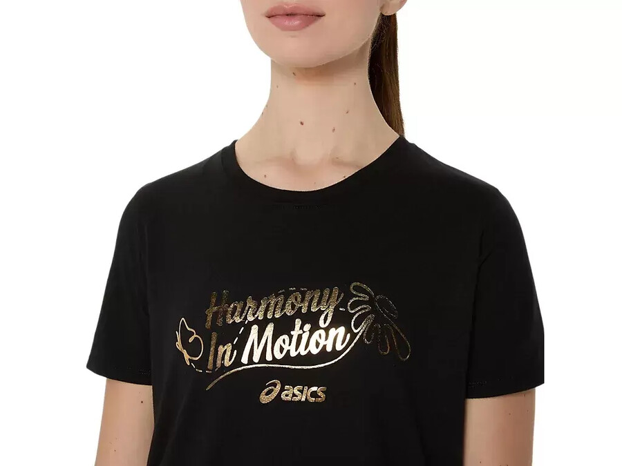 asics foil kurzarm-t-shirt fÜr damen