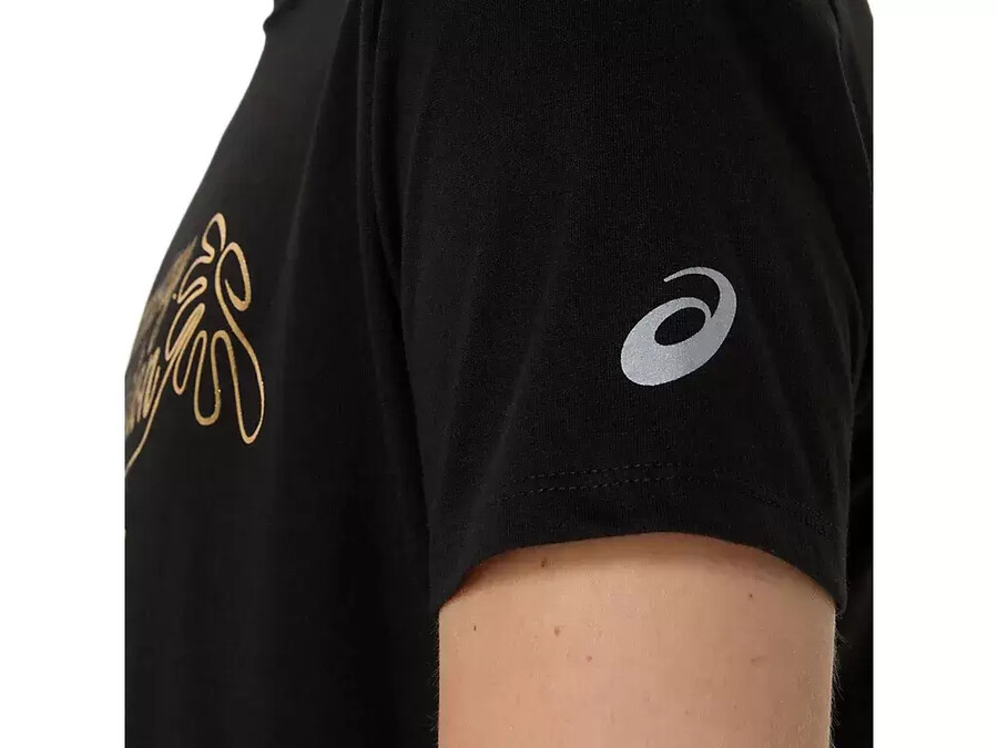 asics foil kurzarm-t-shirt fÜr damen