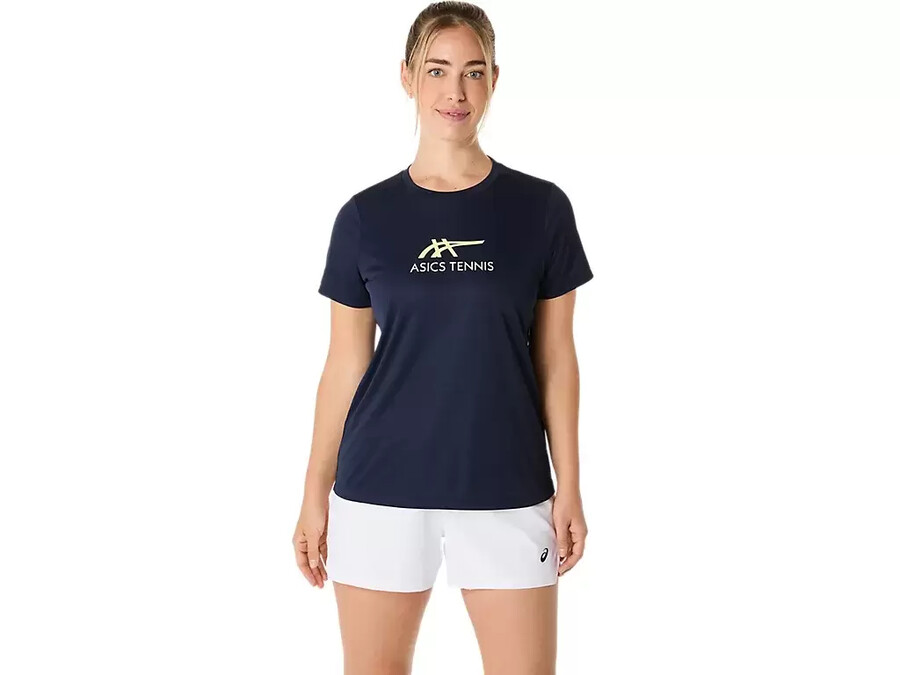 court tennis-grafiktee fÜr damen
