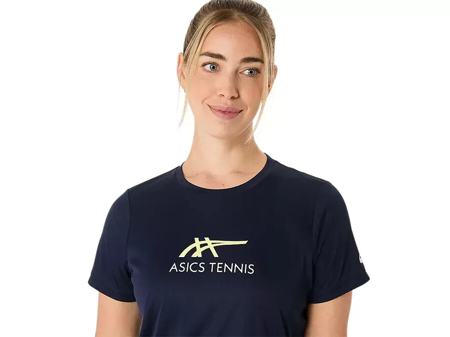 court tennis-grafiktee fÜr damen