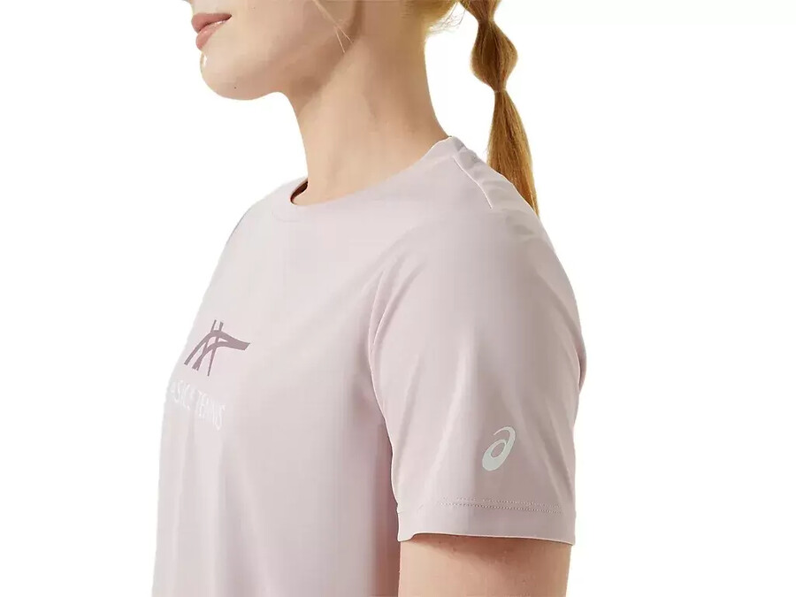 court tennis-grafiktee fÜr damen