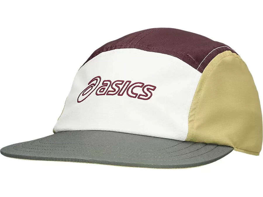 asics 5 panel cap