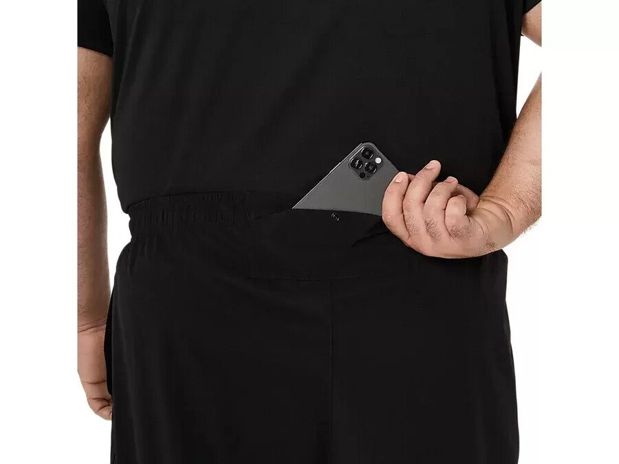 asics silberne gewebte hose