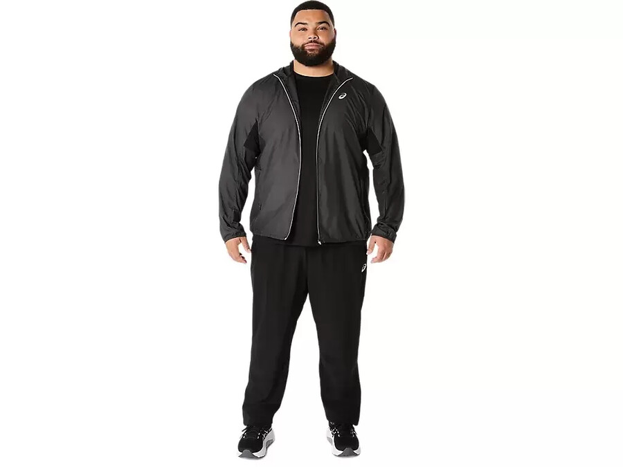 asics silberne gewebte hose
