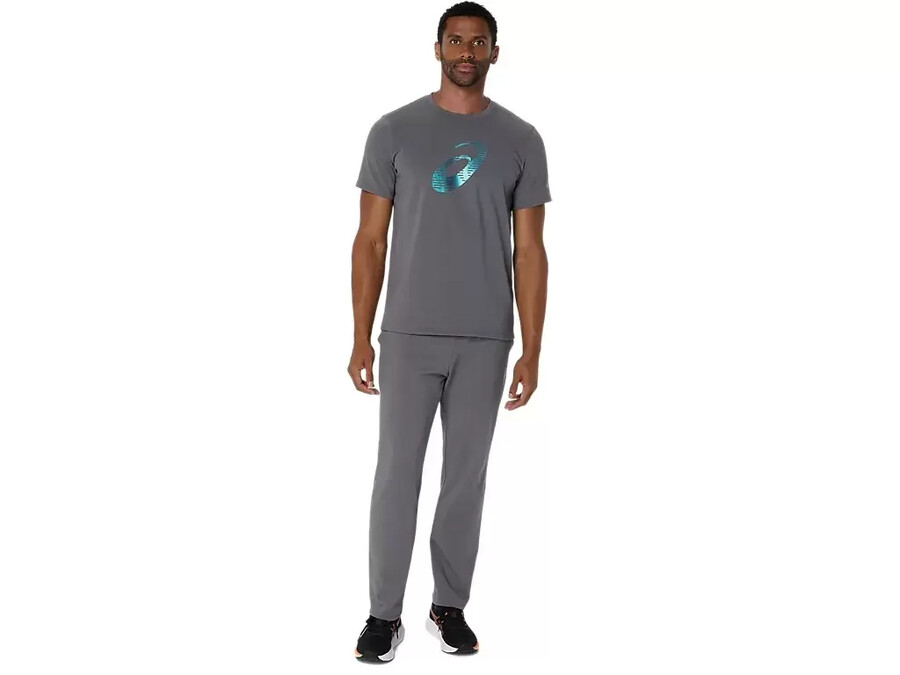 schwere strickhose mit geradem geschnittenem muster