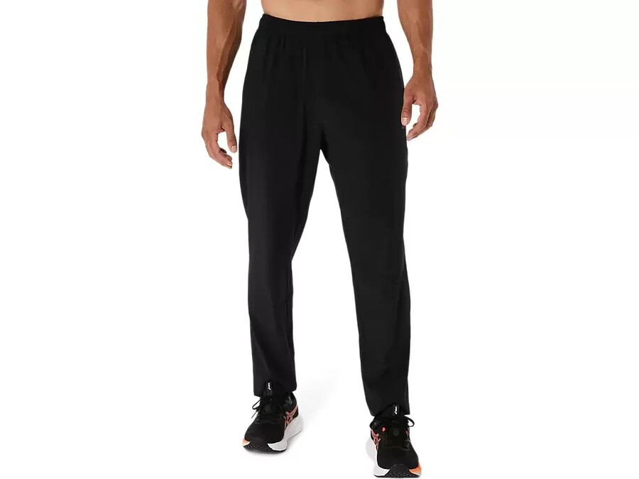 asics gewebte hose mit spirale-stickerei