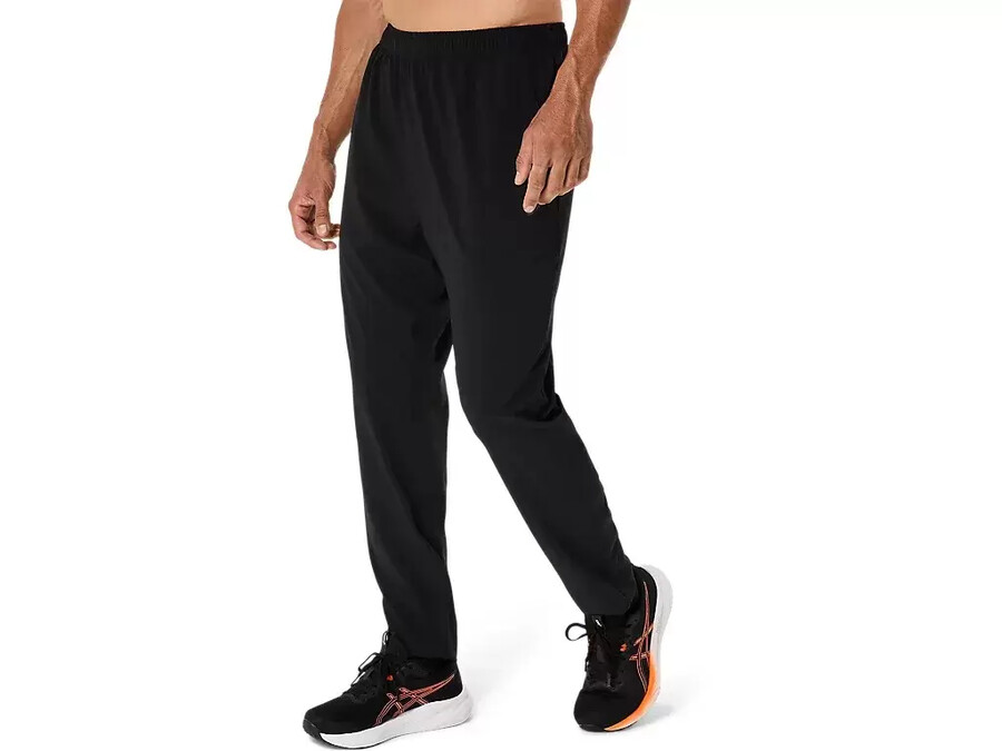 asics gewebte hose mit spirale-stickerei