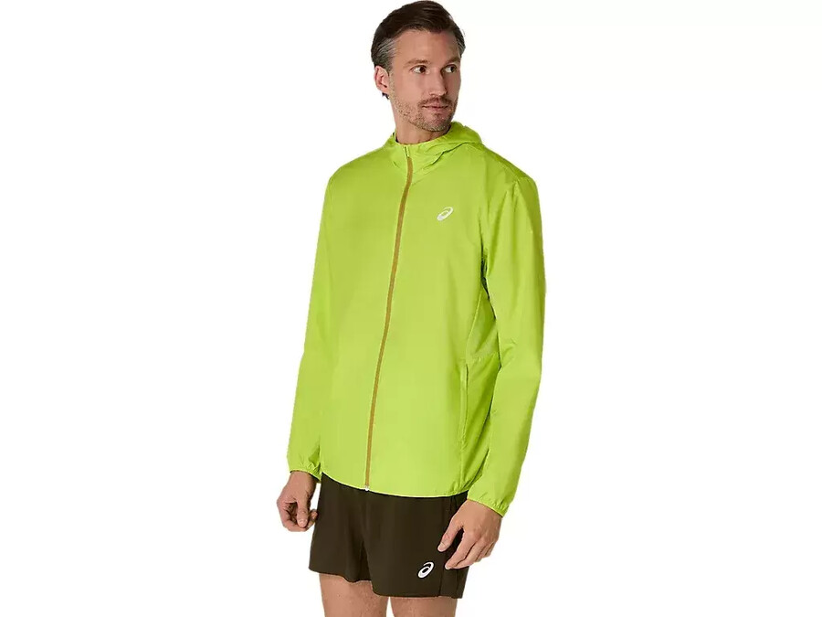 asics silberne jacke
