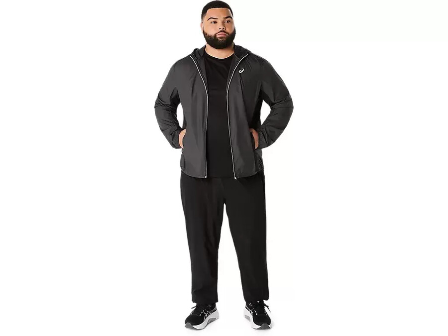 asics silberne jacke
