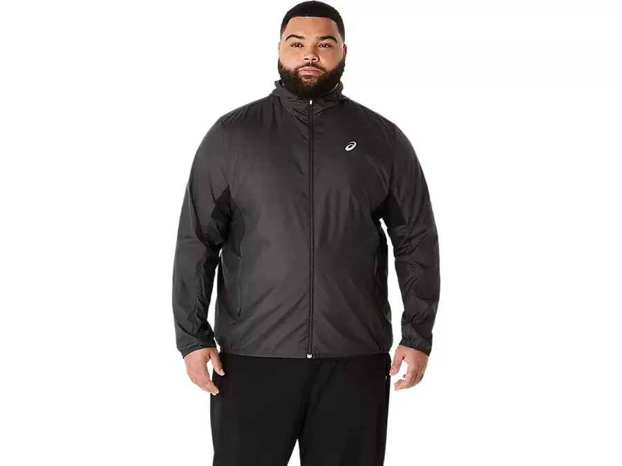 asics silberne jacke