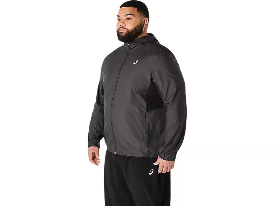 asics silberne jacke