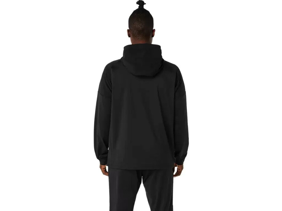 hoodie aus strickjersey mit durchgehender reissverschluss