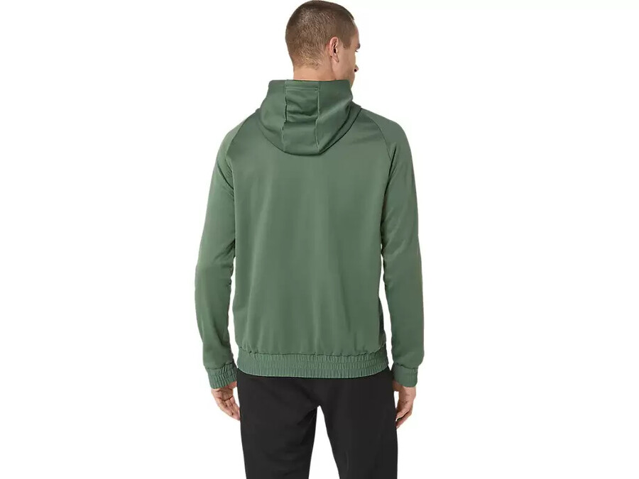 kapuzenpullover aus gebürstetem fleece