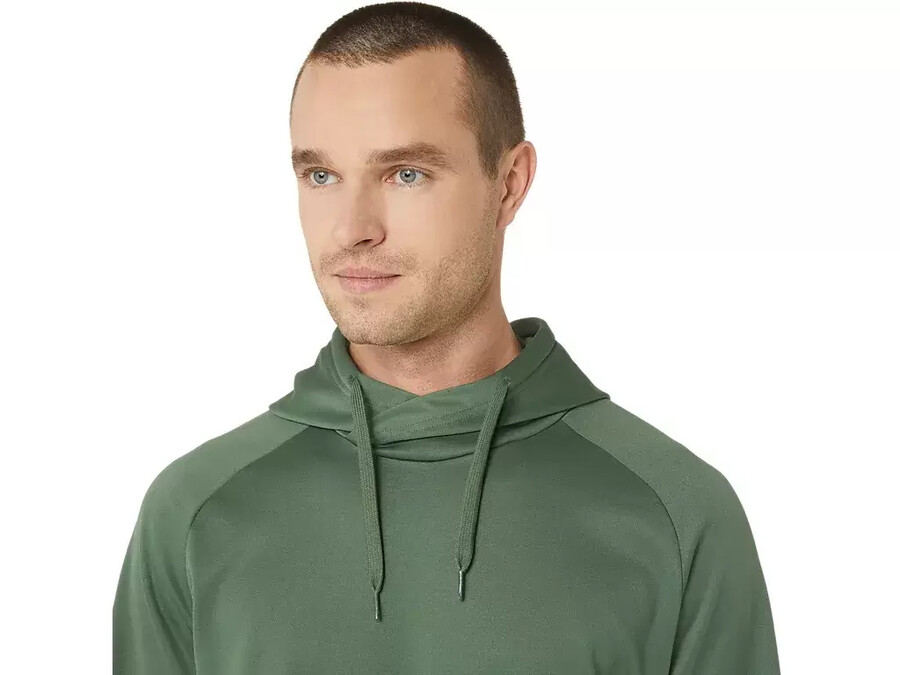 kapuzenpullover aus gebürstetem fleece