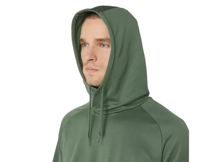 kapuzenpullover aus gebürstetem fleece