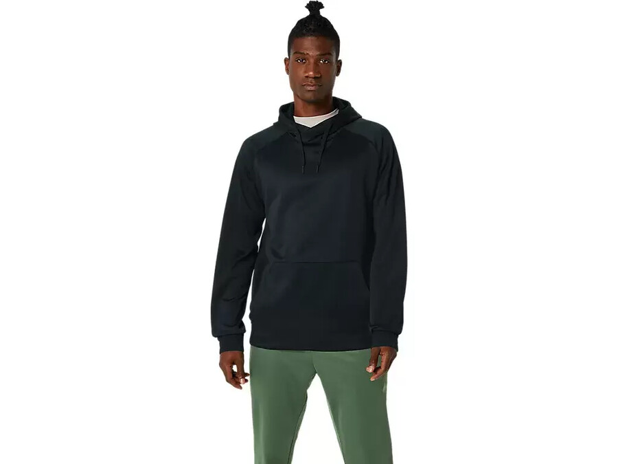kapuzenpullover aus gebürstetem fleece