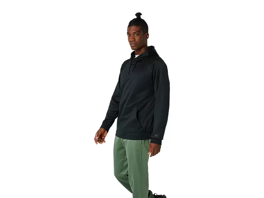 kapuzenpullover aus gebürstetem fleece