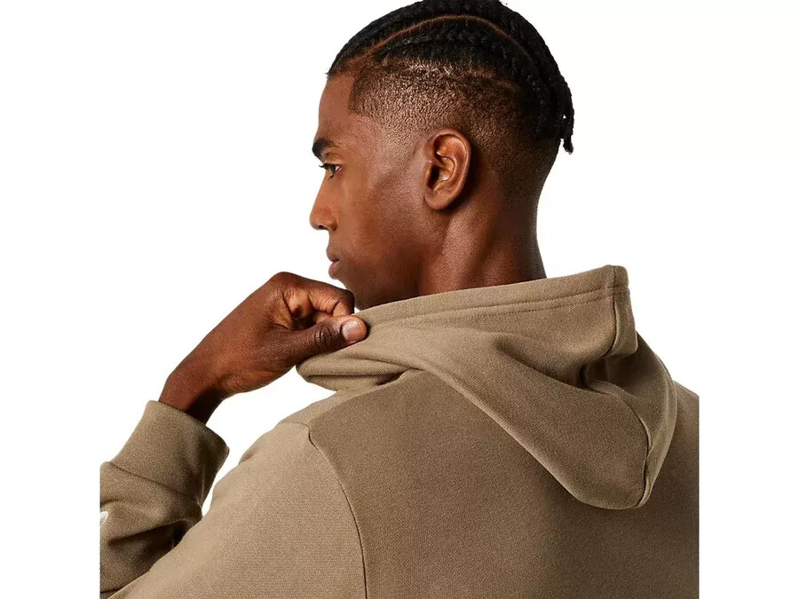 sweat-kapuzenpullover mit durchgehendem reissverschluss