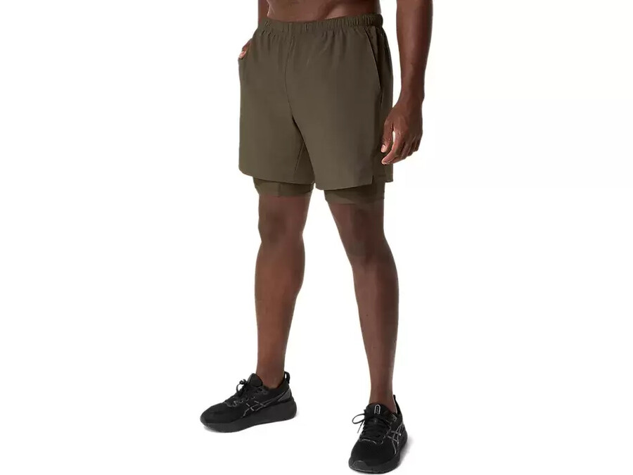 herren 7in 2 in 1 short