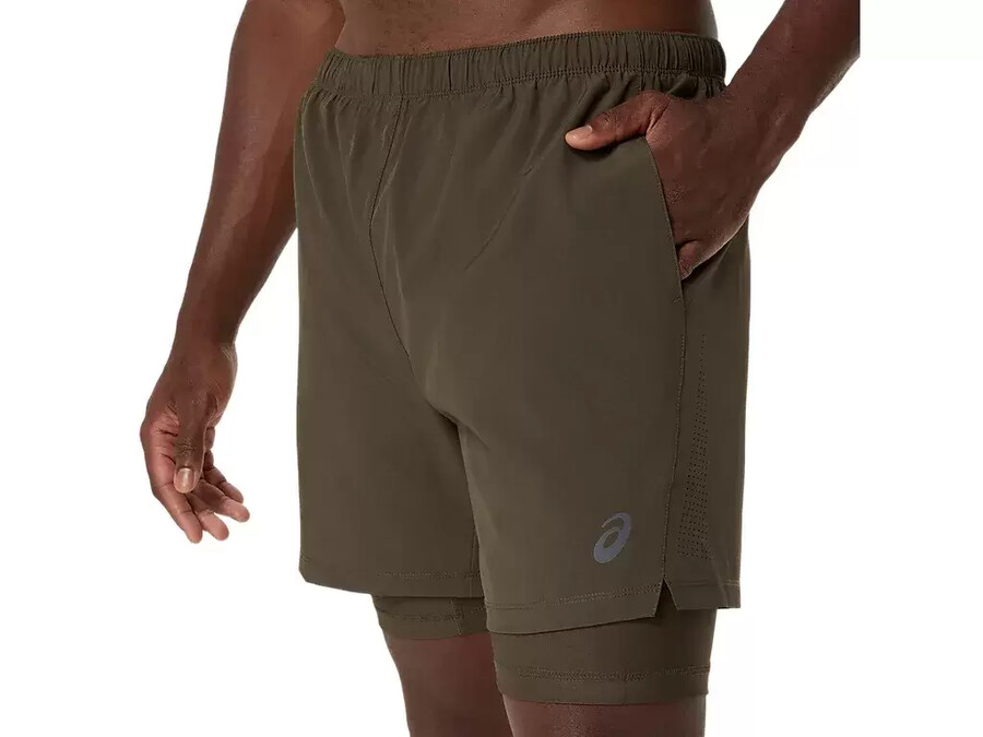herren 7in 2 in 1 short