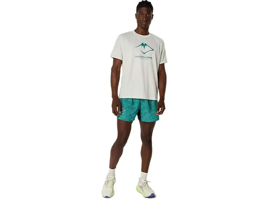 fujitrail allover print 5in short