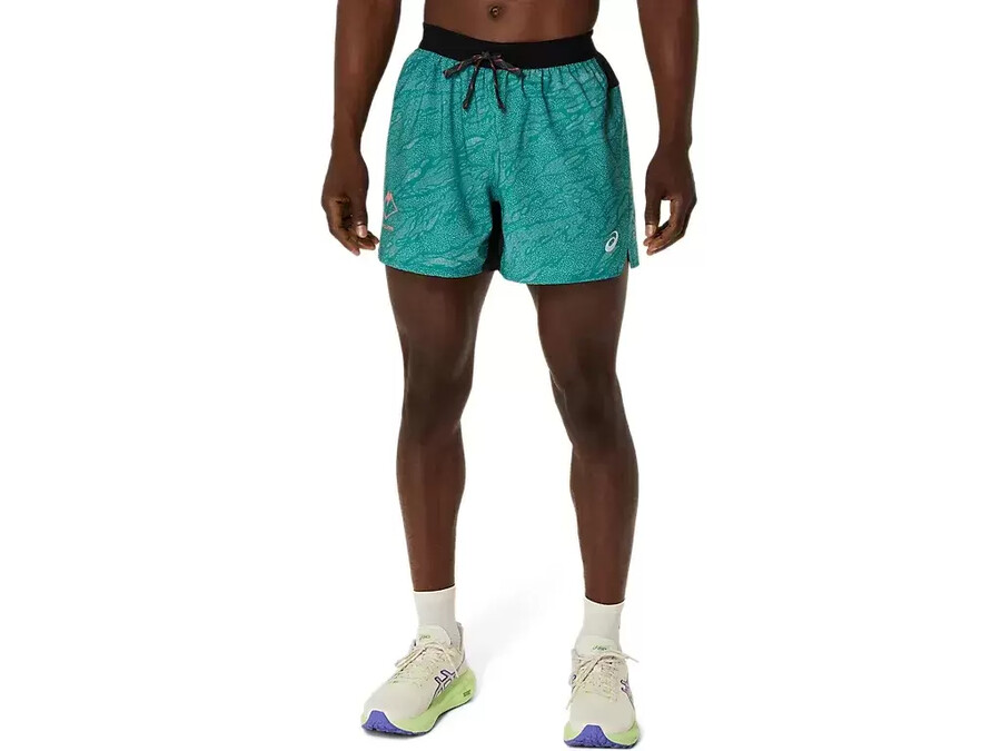 fujitrail allover print 5in short