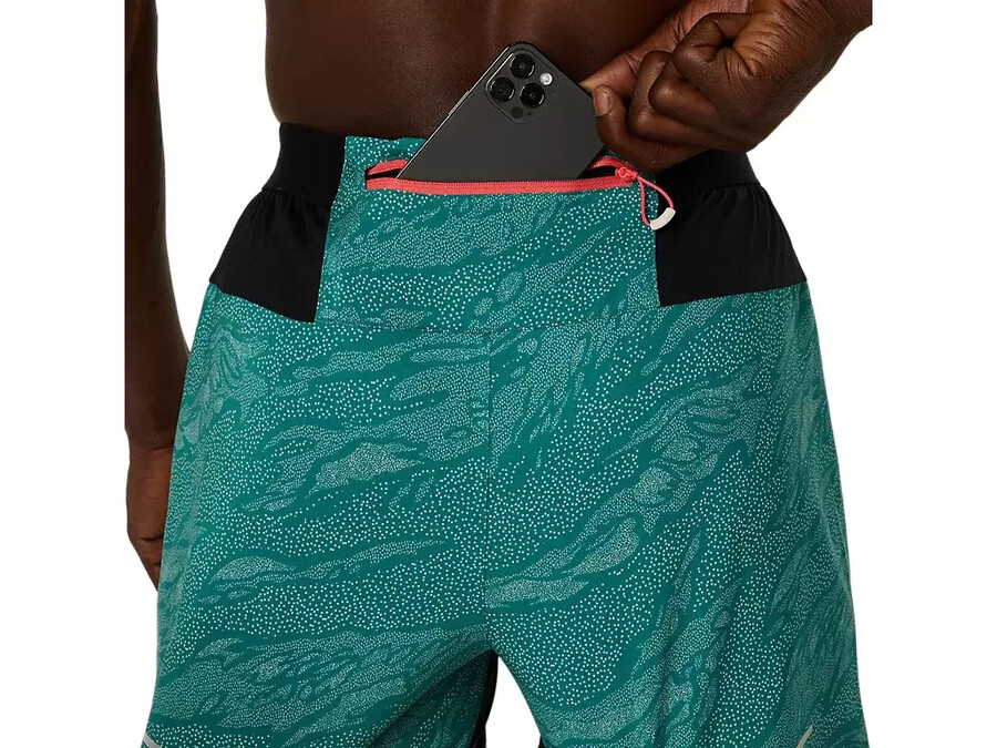 fujitrail allover print 5in short