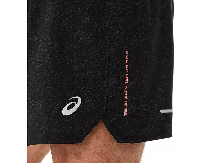 fujitrail allover print 5in short