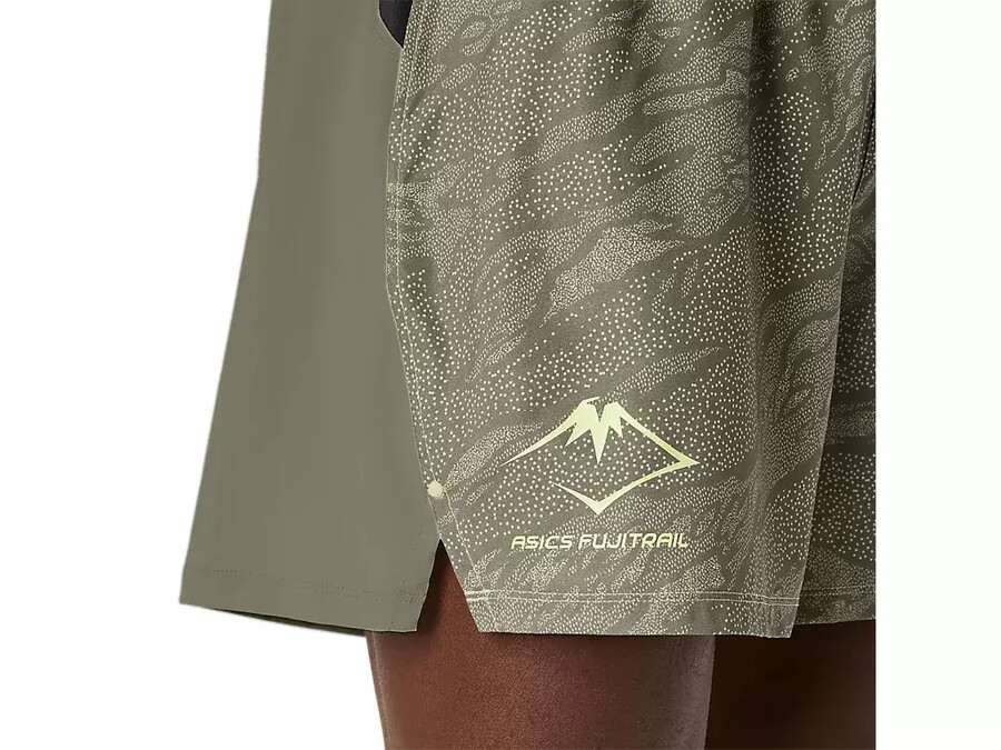fujitrail allover print 5in short